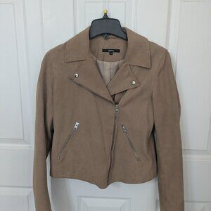 Quince Suede Moto Jacket (S)